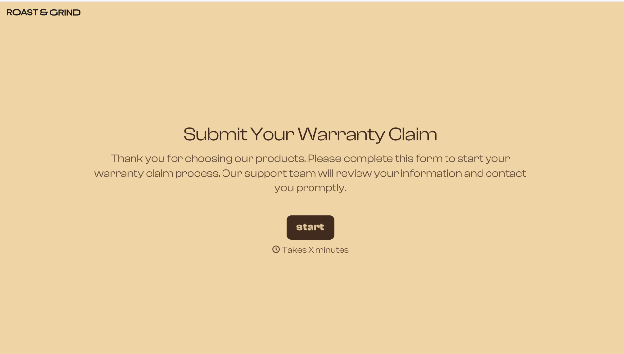 Warranty Claim Form Template
