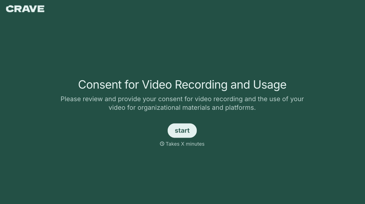 Video Consent Form Template