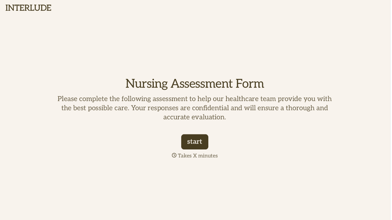Nursing Assessment Form Template