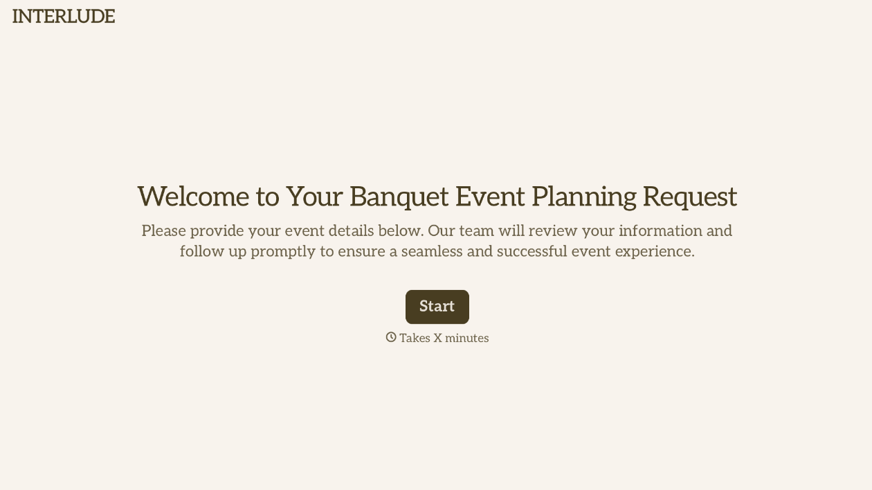 Banquet Event Order Form Template