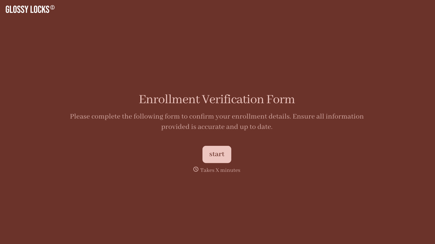 Enrollment Verification Form