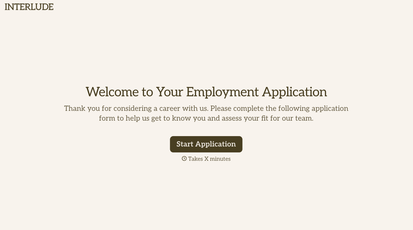Employment Application Form Template