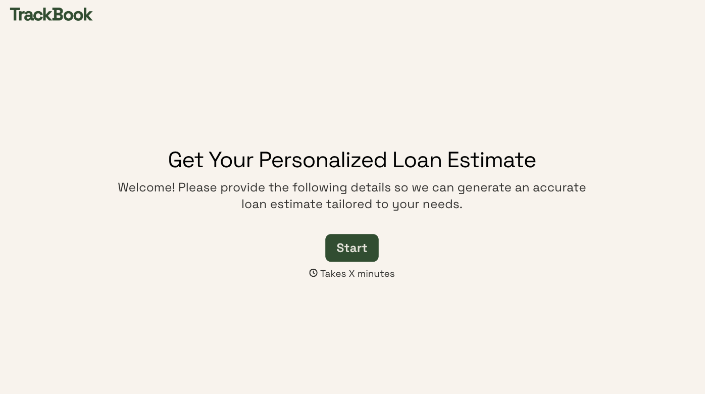 Loan Estimate Form Template