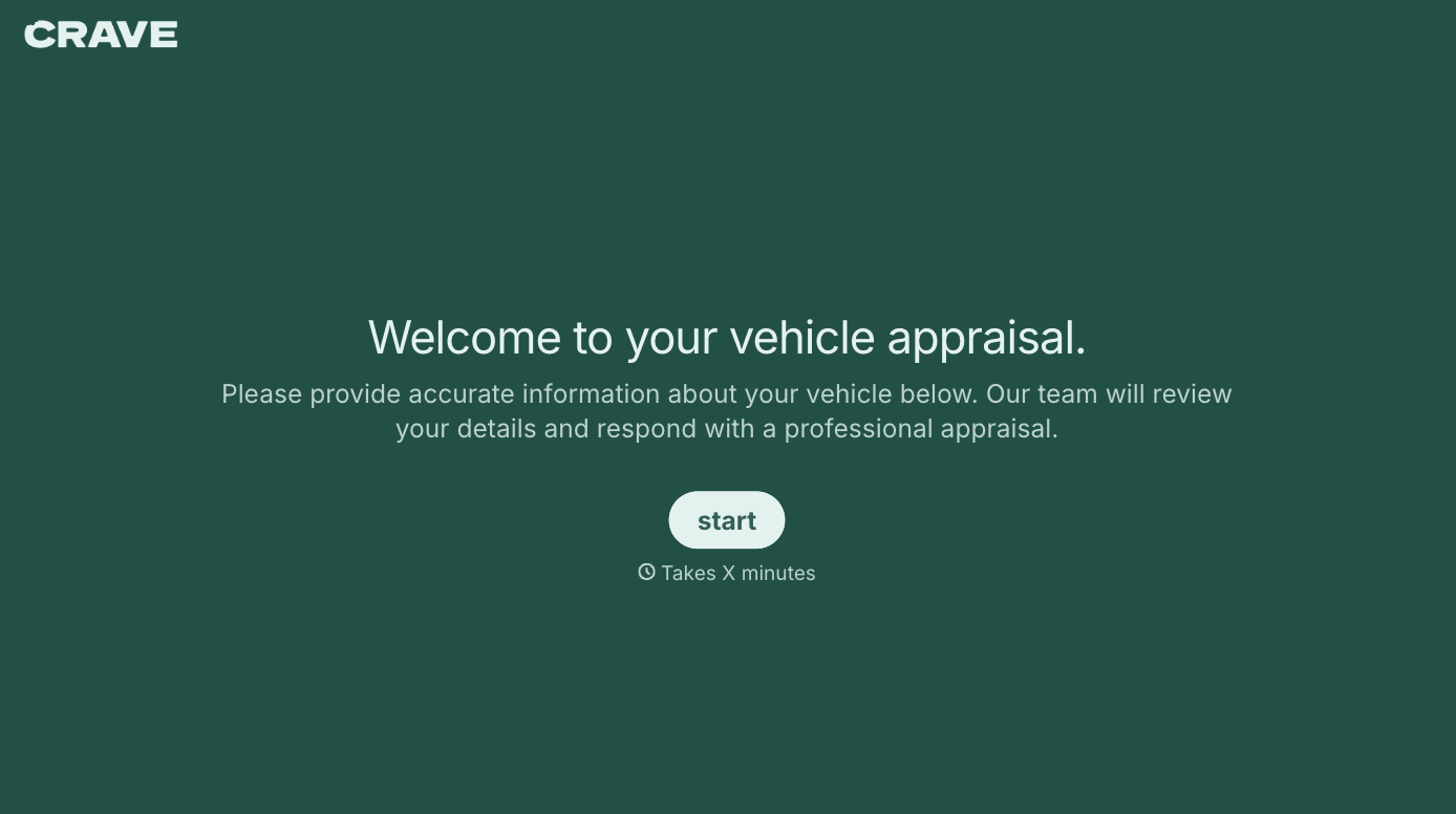 Vehicle Appraisal Form Template