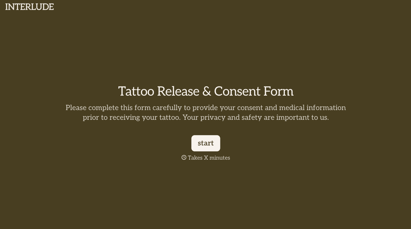 Tattoo Release Form Template