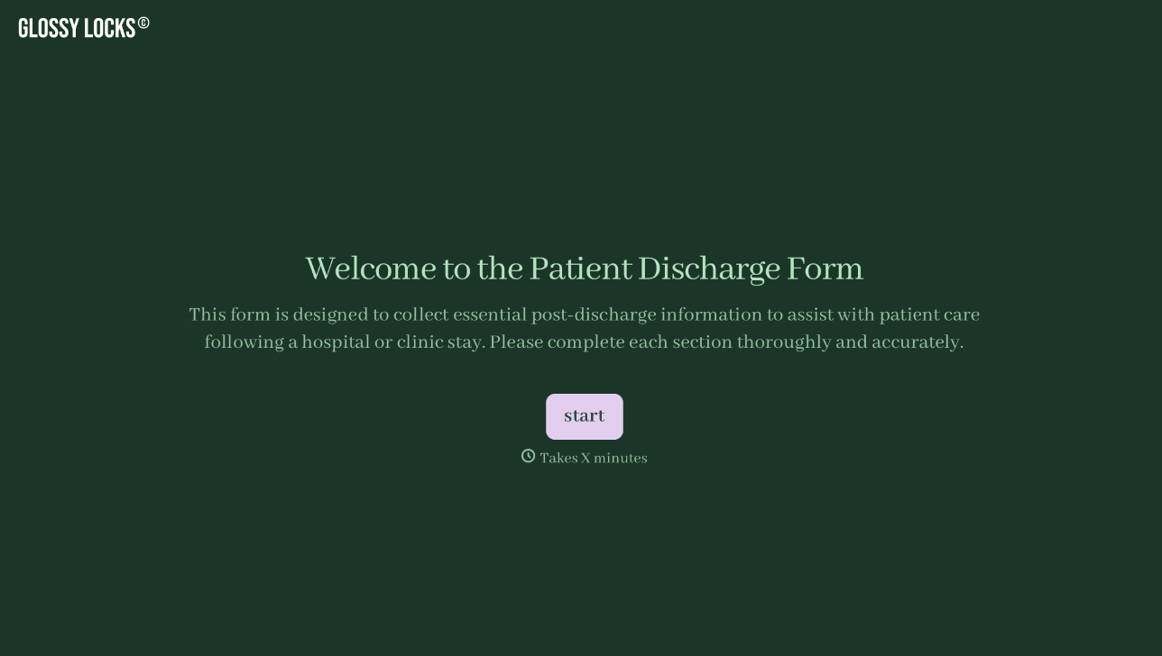 Patient Discharge Form Template