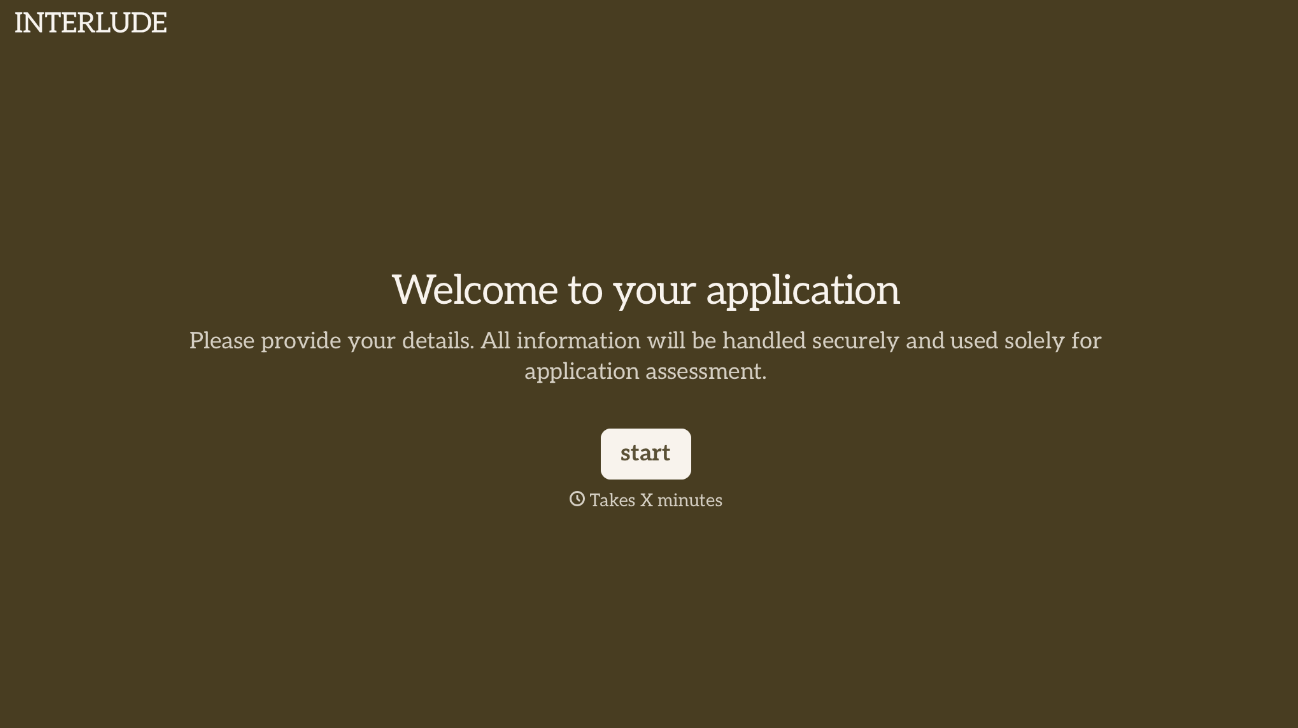 Model Application Form Template
