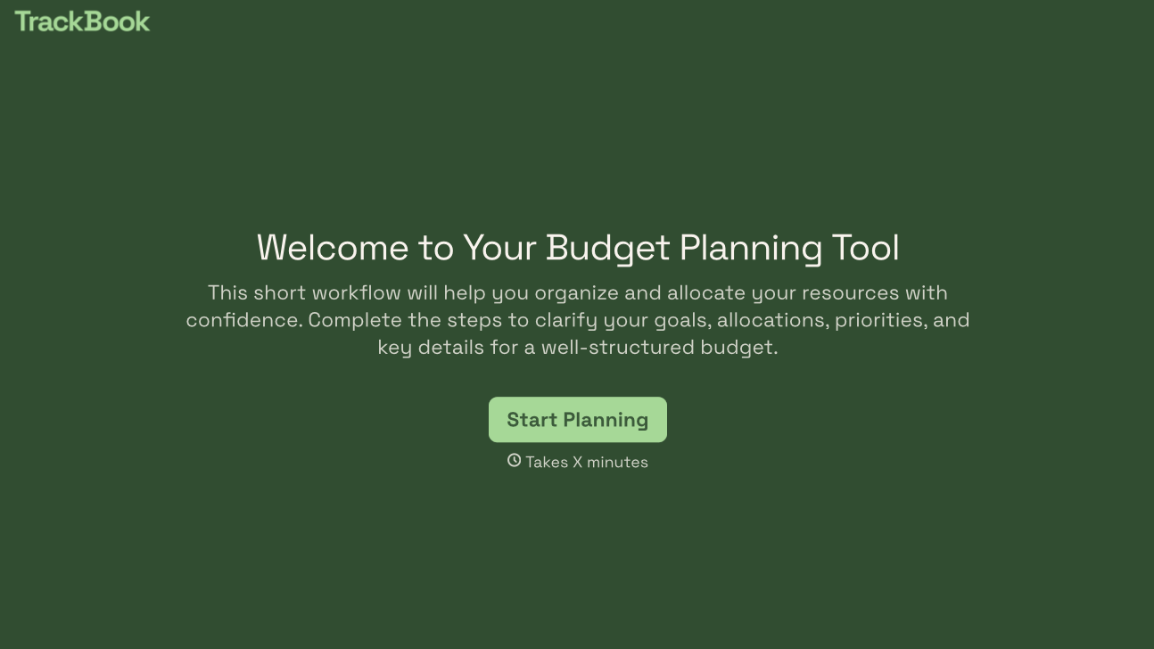Budget Planning Form Template