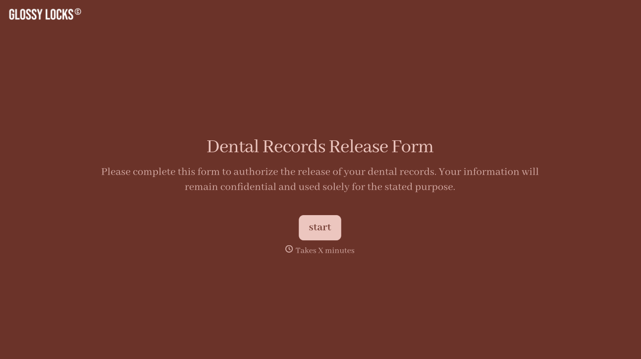 Dental Records Release Form Template