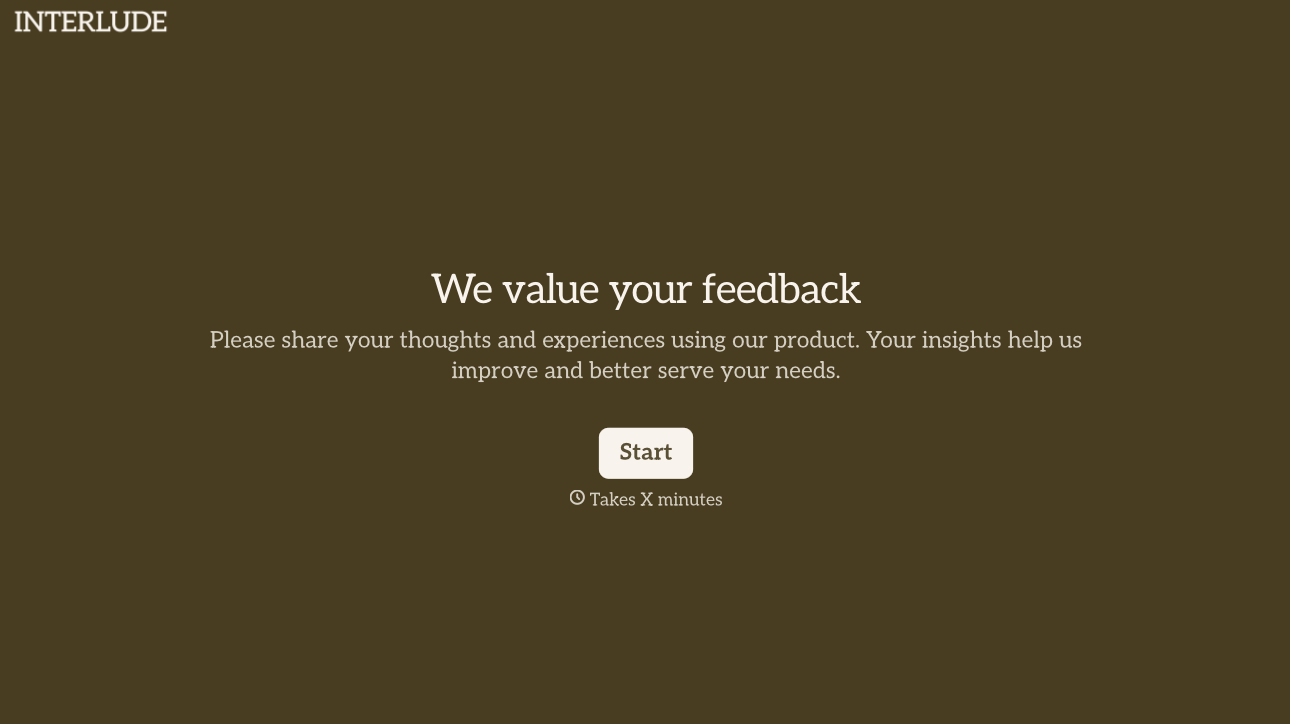 Product Feedback Form Template