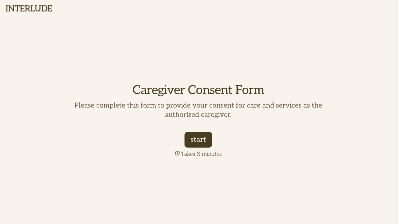 Caregiver Consent Form Template