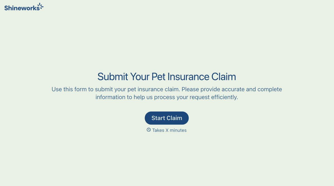 Pet Insurance Claim Form Template