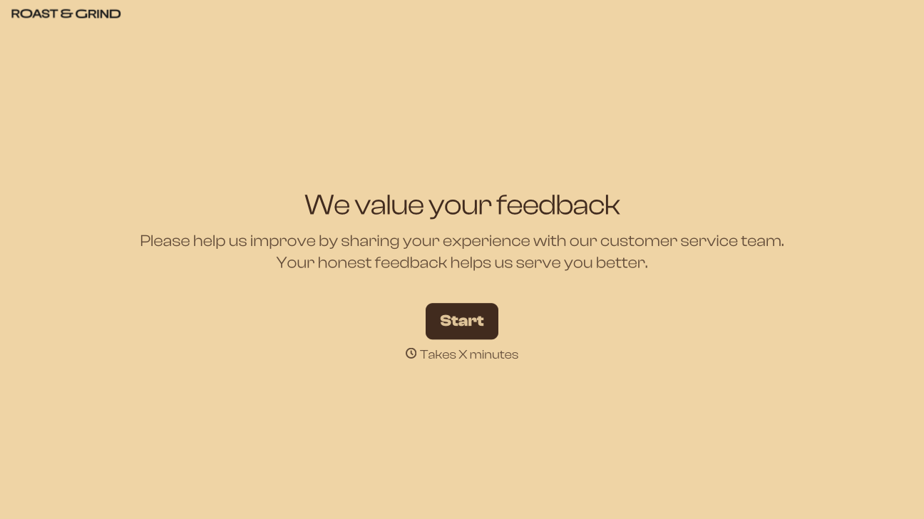 Customer Service Feedback Form Template