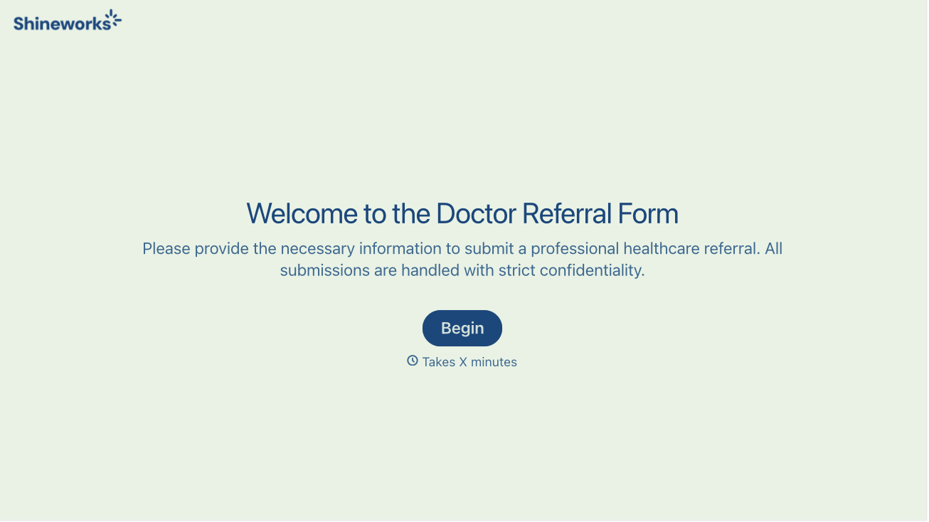 Doctor Referral Form Template