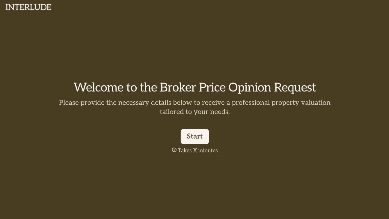 Broker Price Opinion Form Template