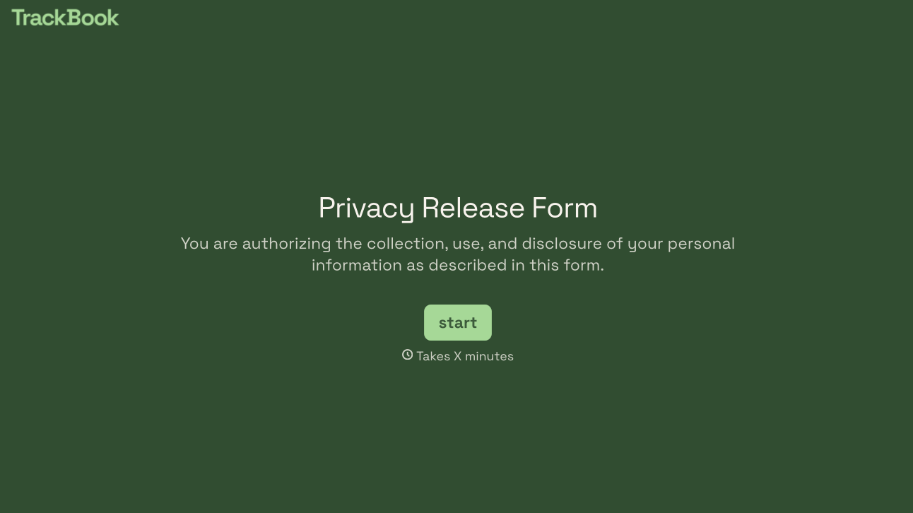 Privacy Release Form Template