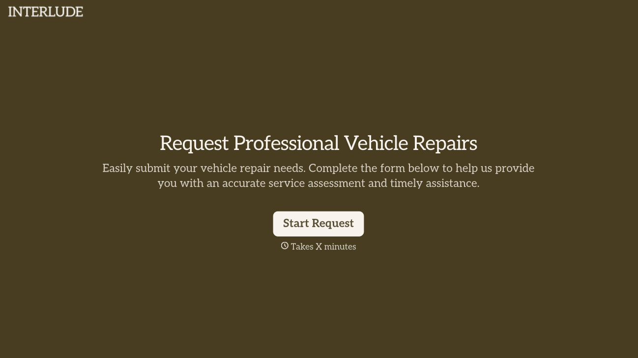 Vehicle Repair Form Template