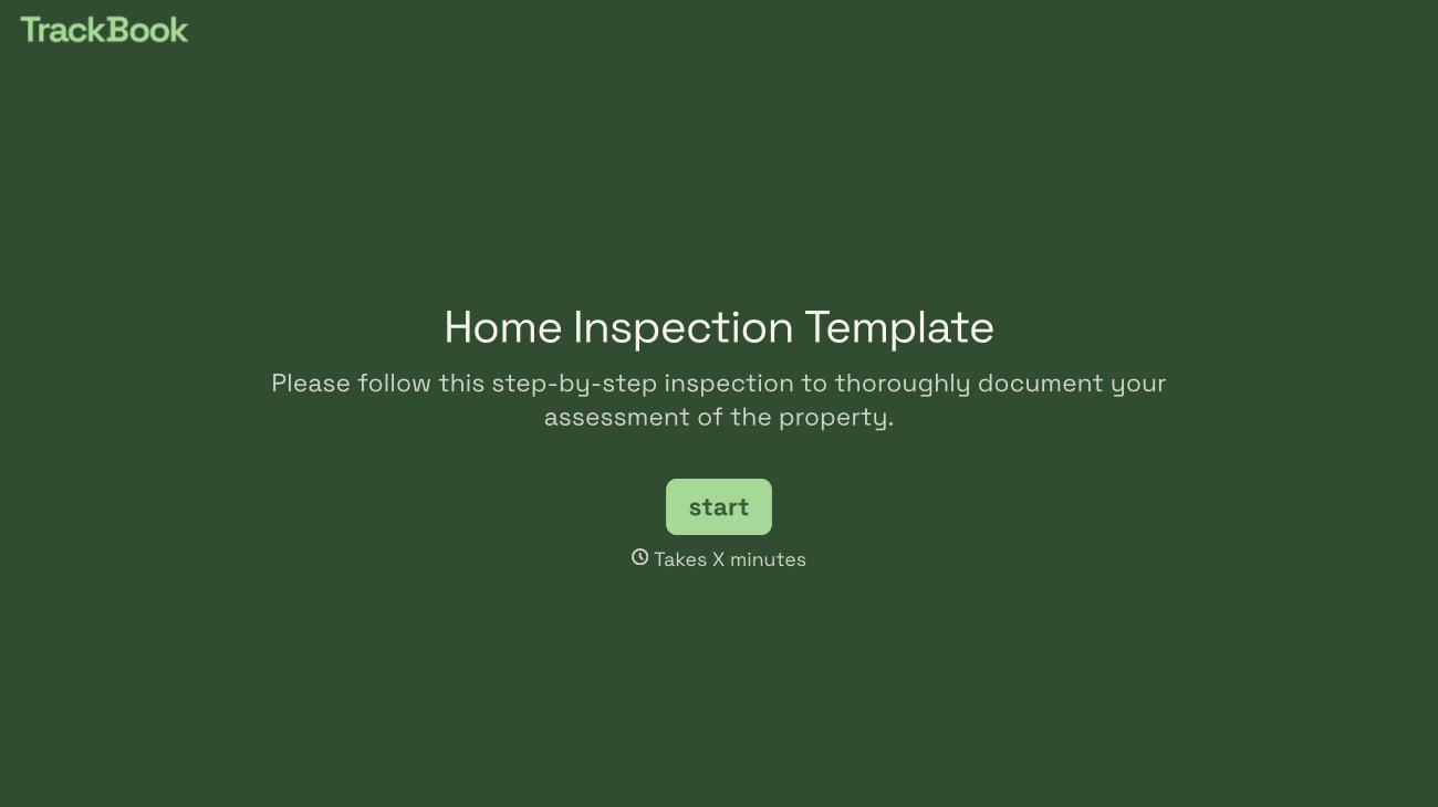 Home Inspection Report Form Template