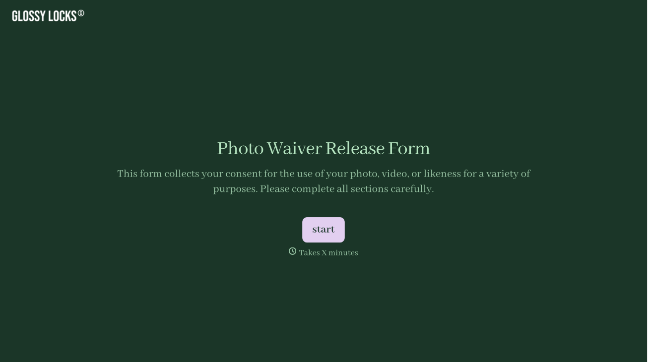 Photo Waiver and Release Form Template