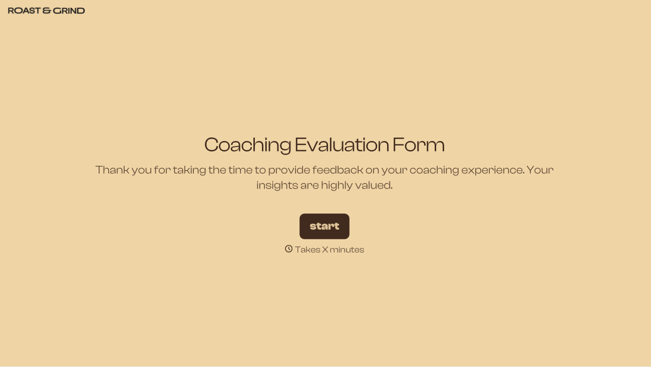 Coaching Evaluation Form Template