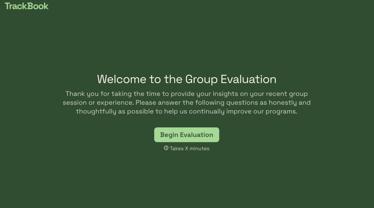 Group Evaluation Form Template
