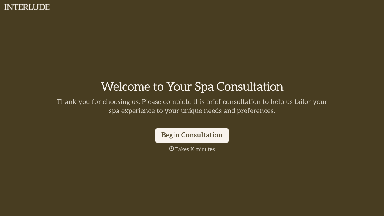 Spa Consultation Form Template
