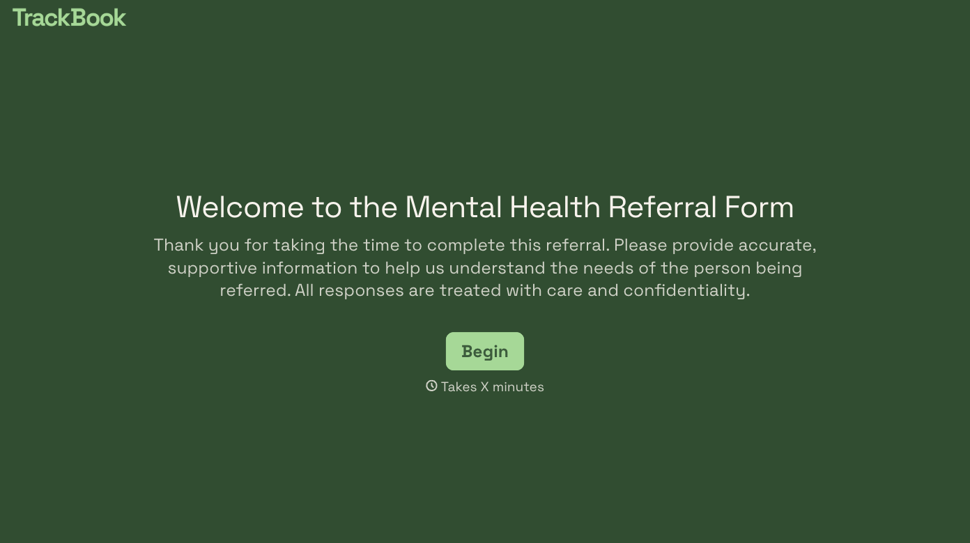 Mental Health Referral Form Template