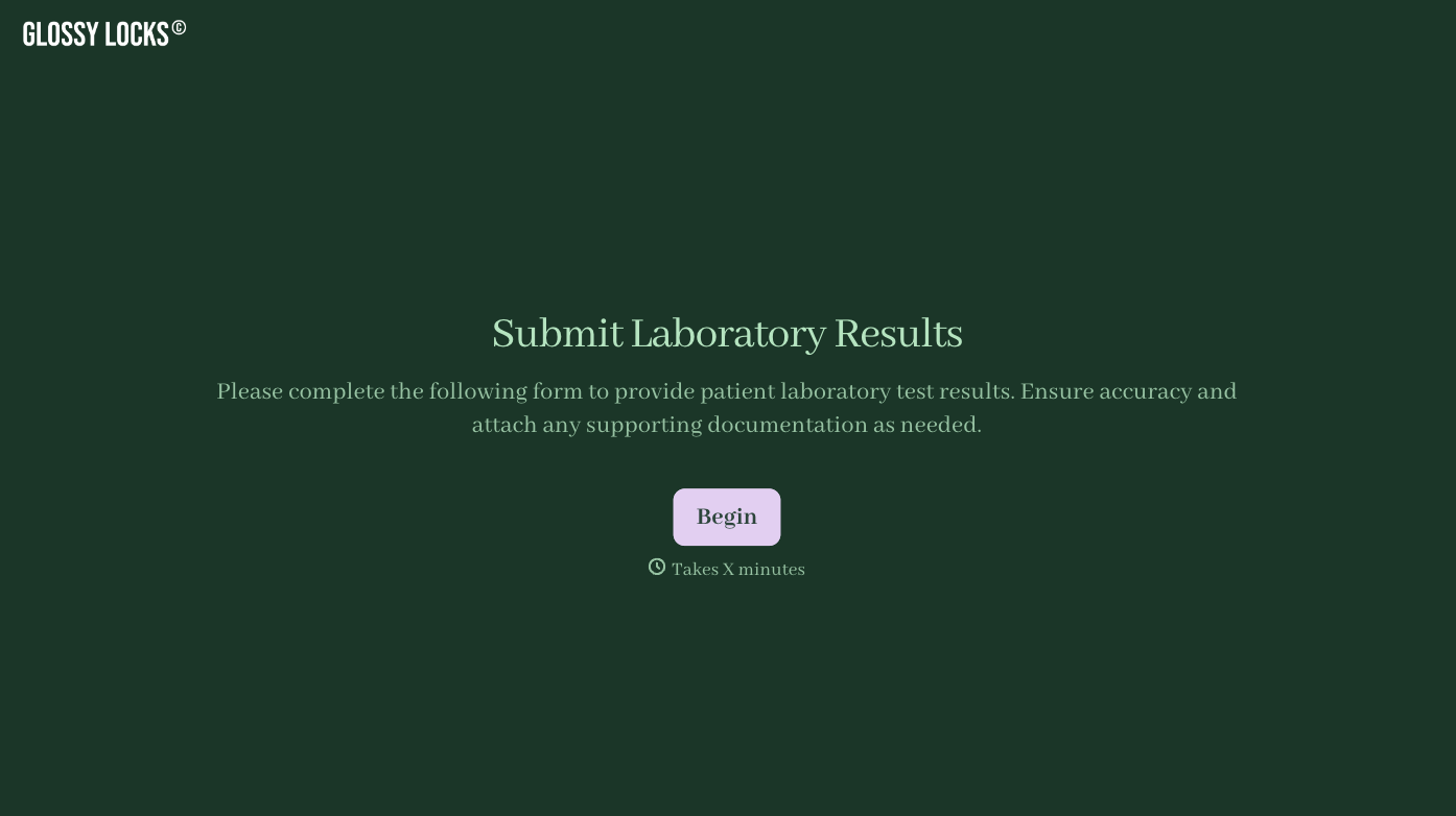Laboratory Result Form Template