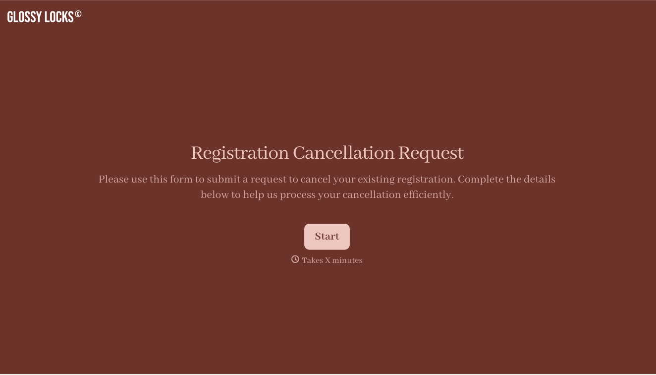 registration cancellation form