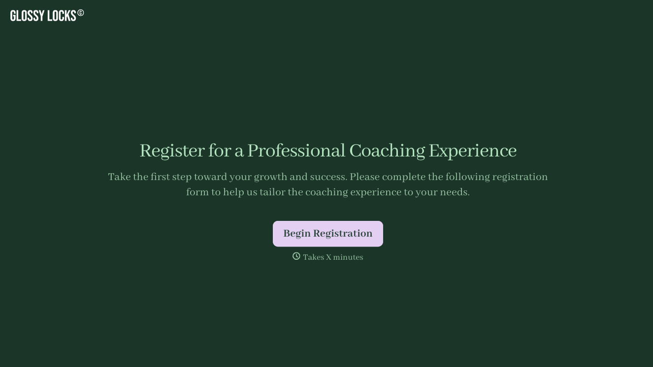 Coaching Registration Form