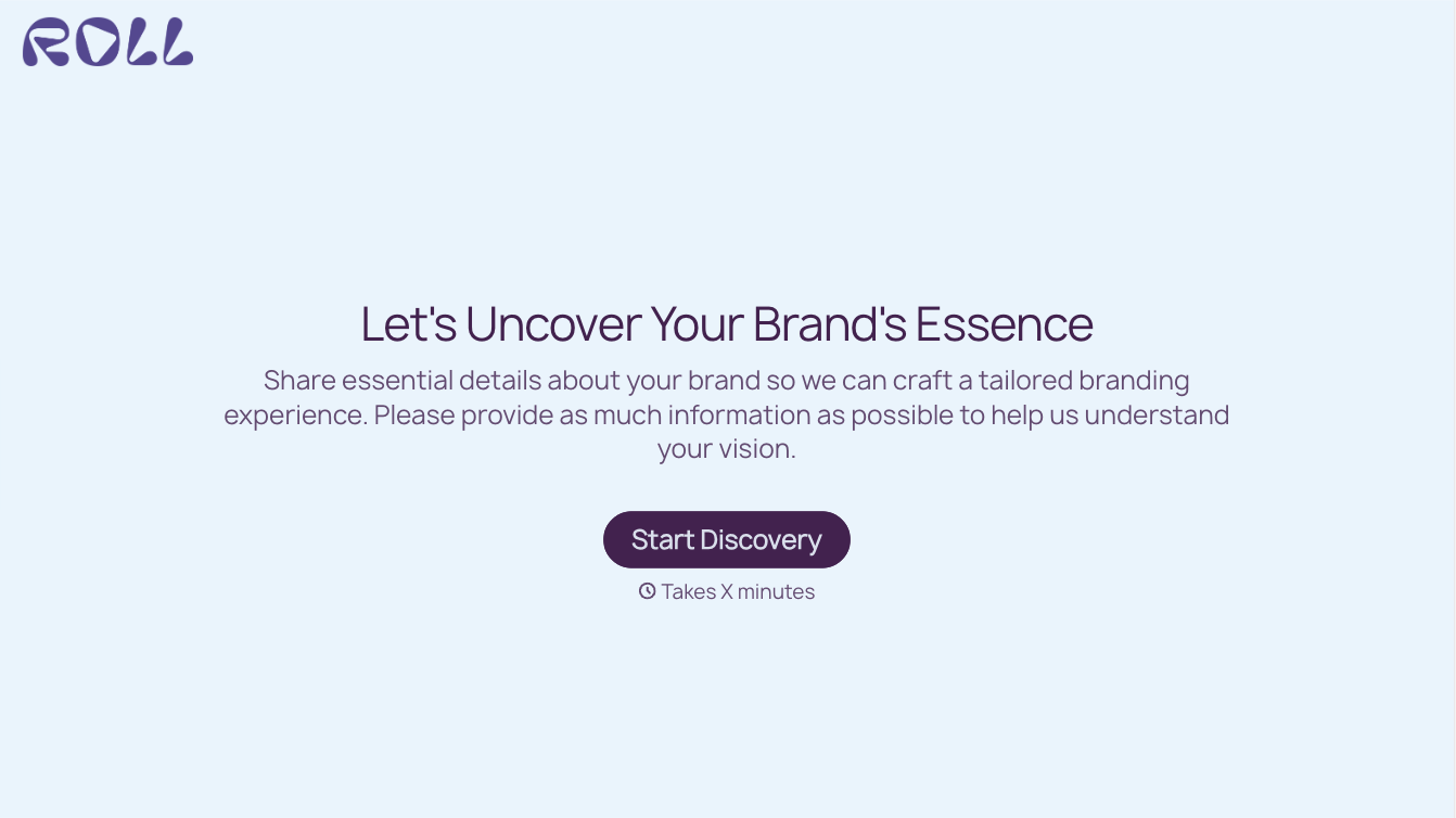 Branding form template