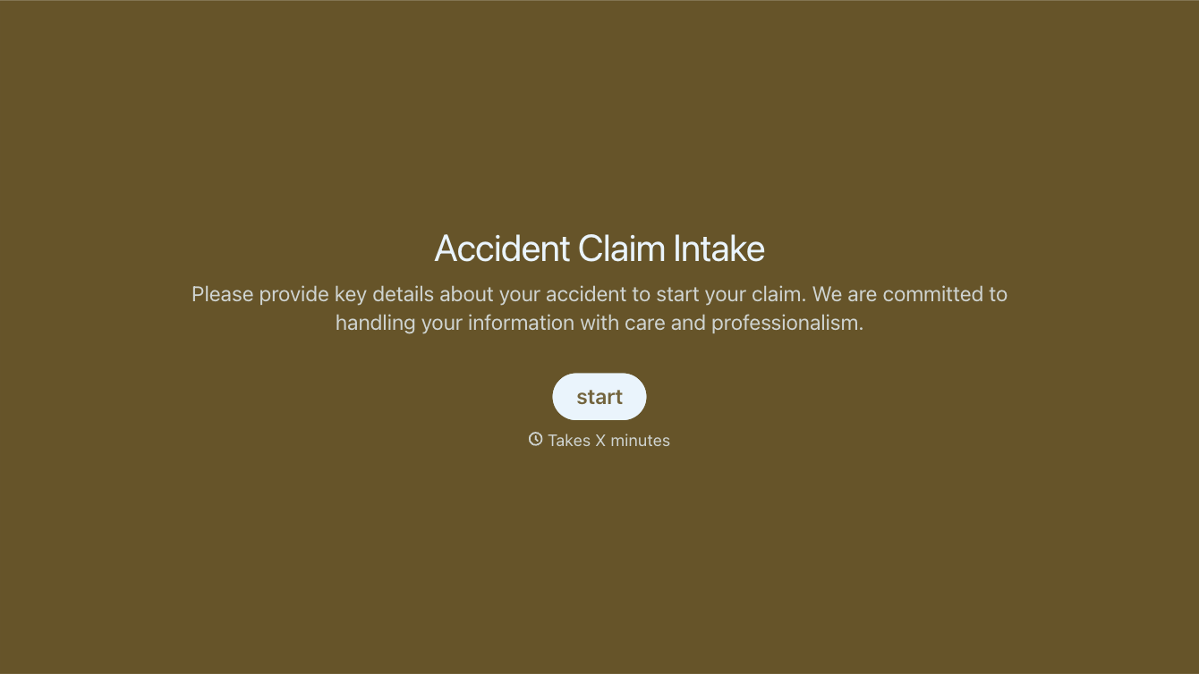 accident claim form
