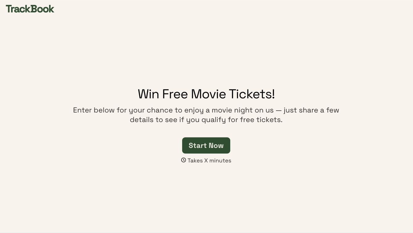 Free movie ticket form