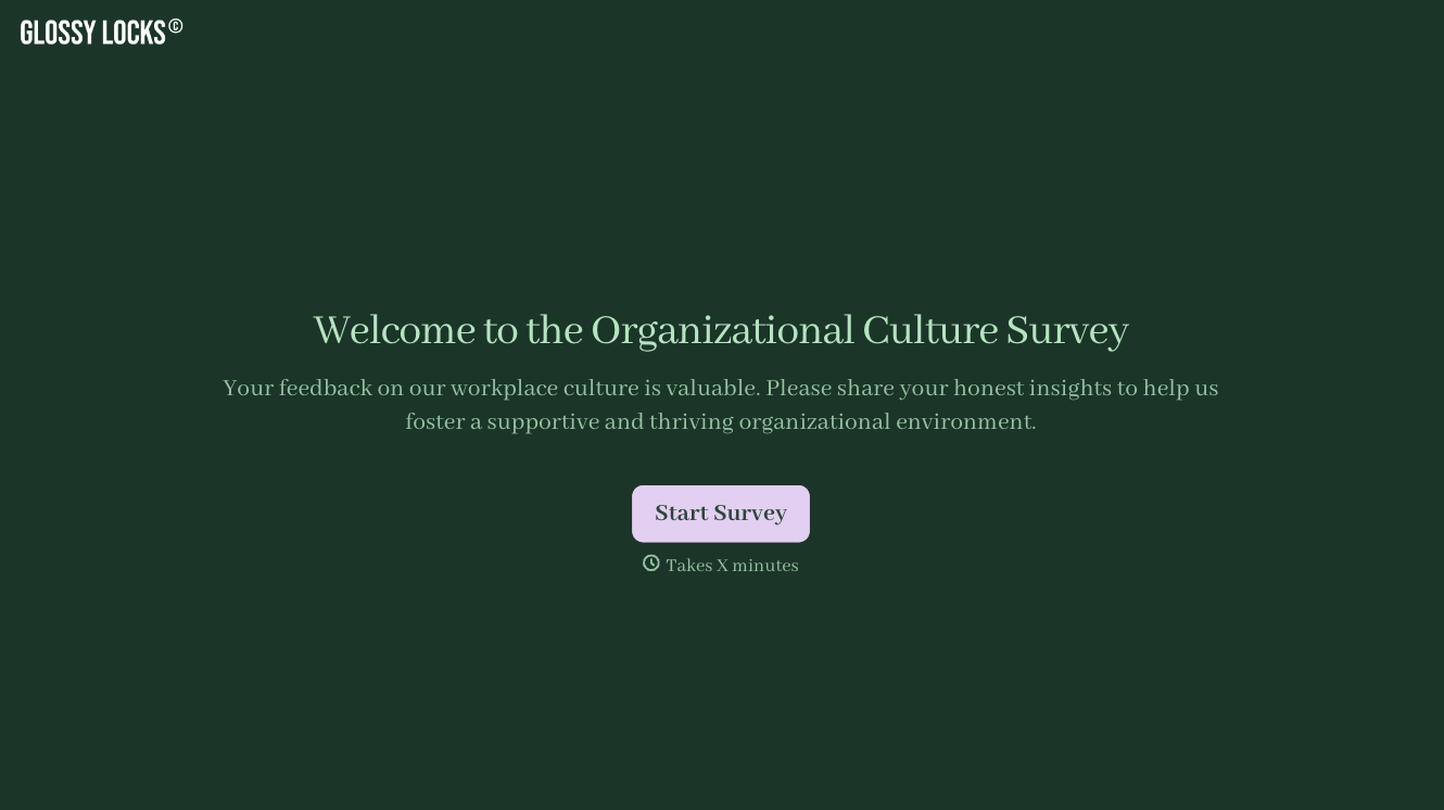 Organizational Culture Survey Form