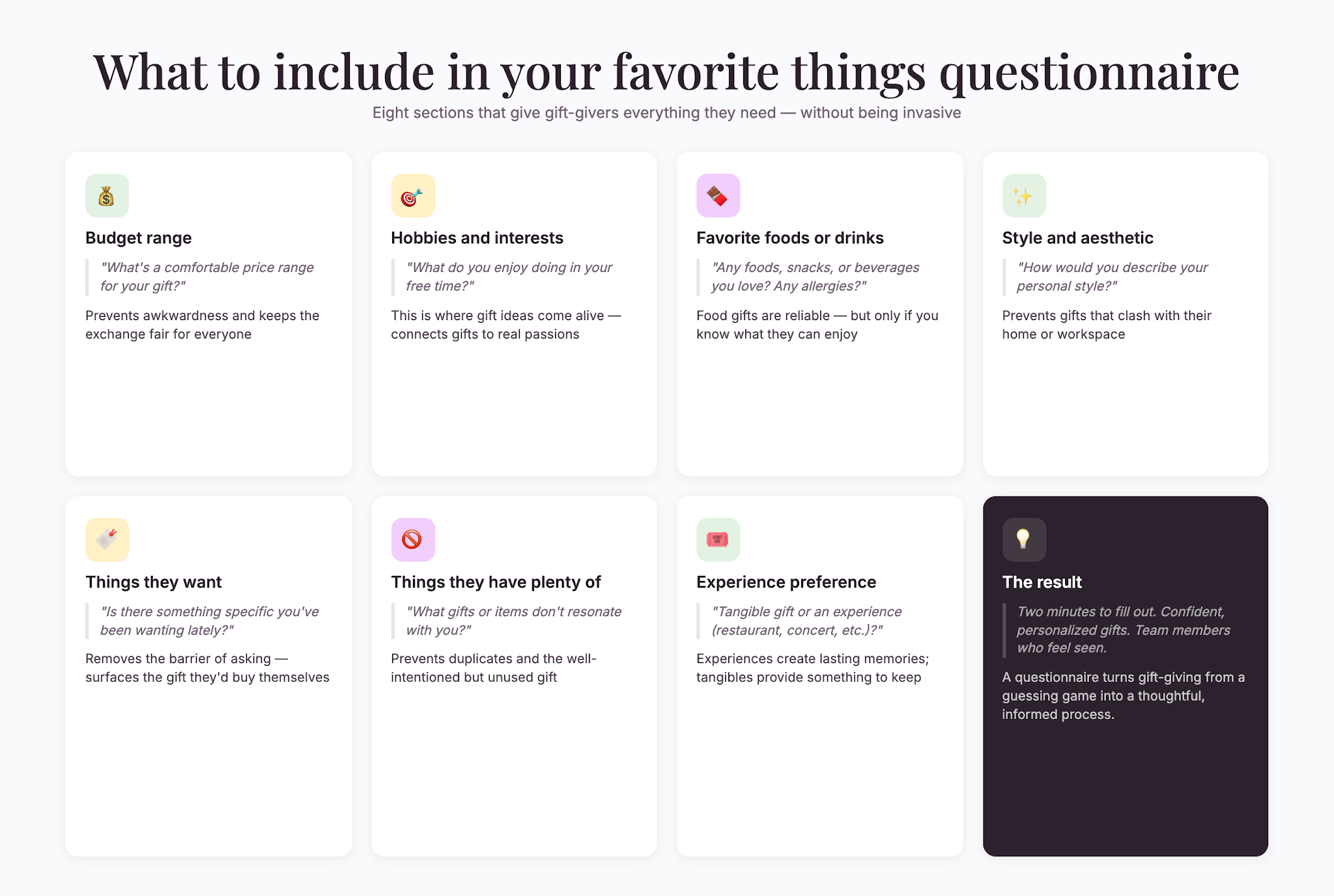 questionnaire-sections