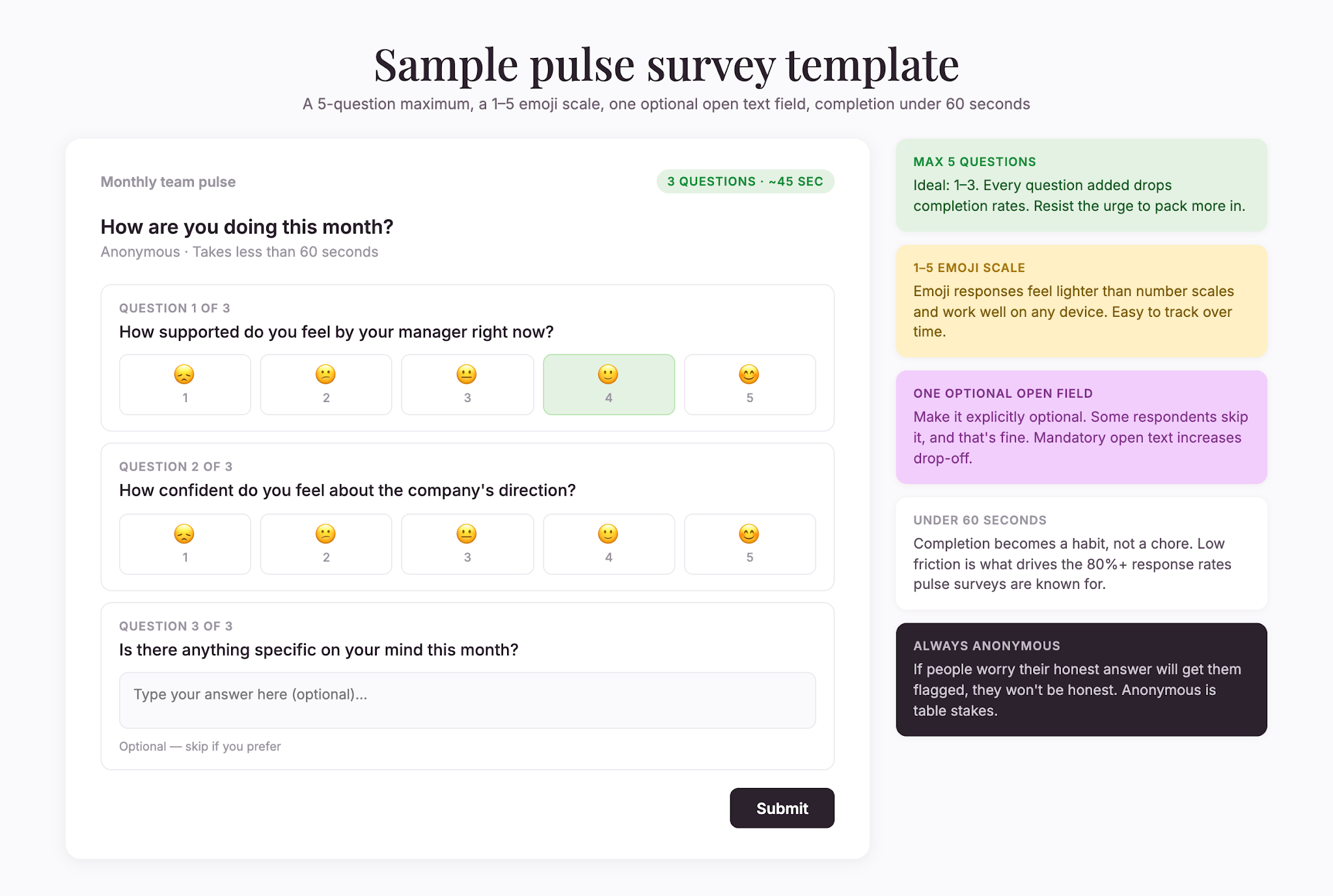 pulse-survey-template