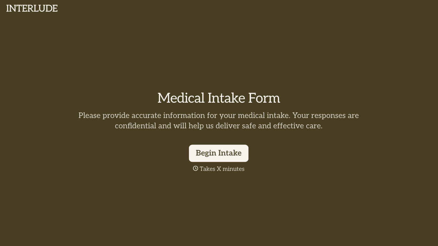 Medical Intake Form