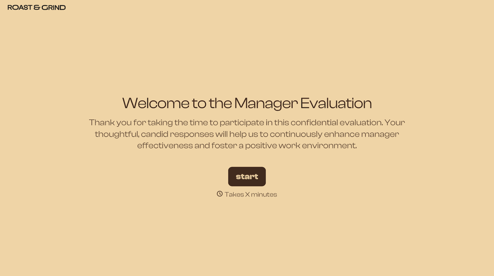 Manager Evaluation Form