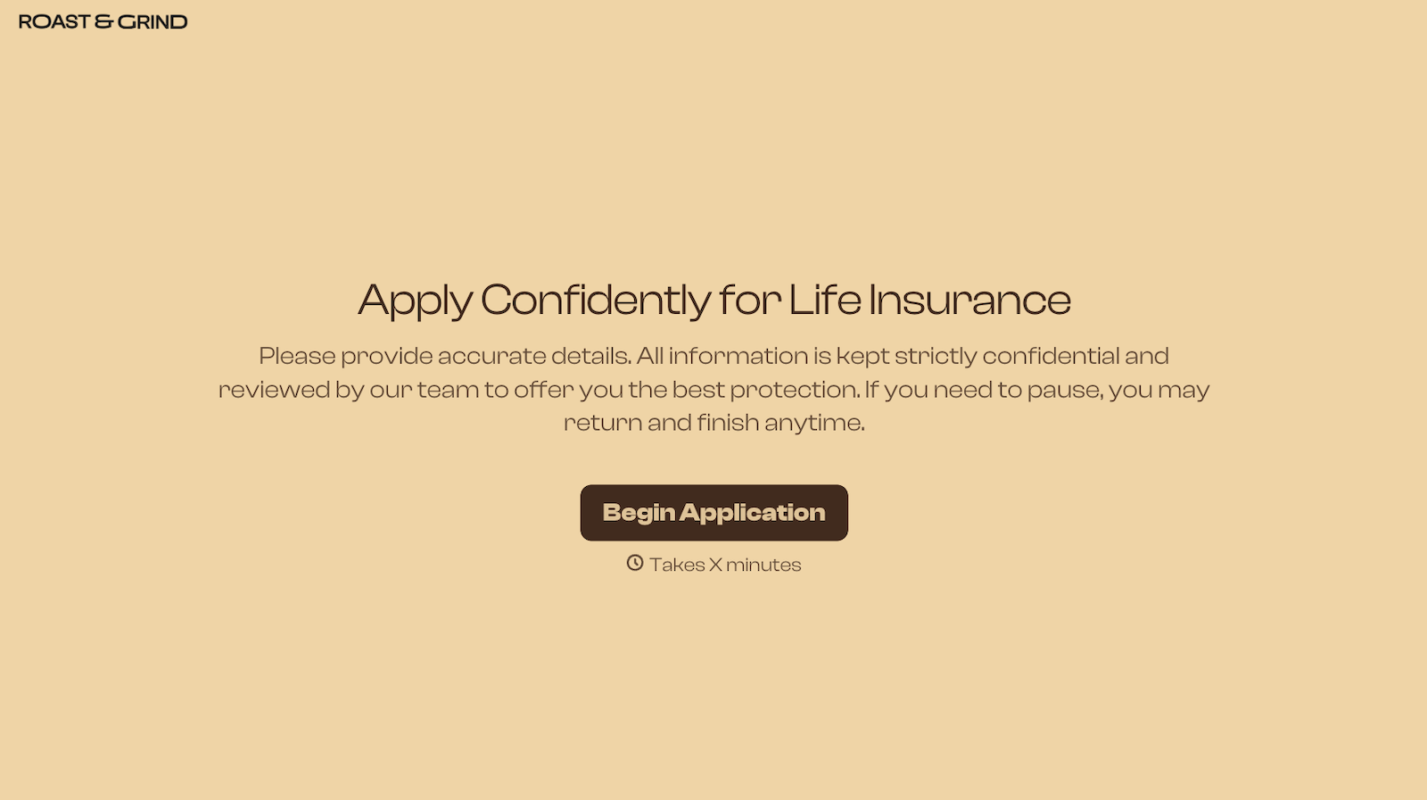 Life Insurance Application Form Template