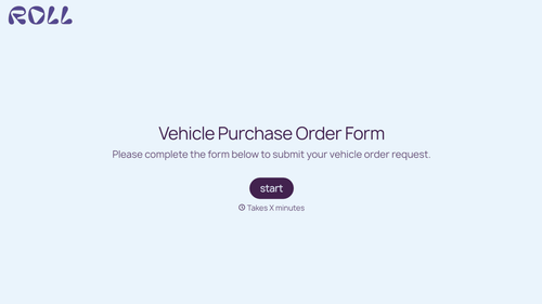 Special Order Form Template