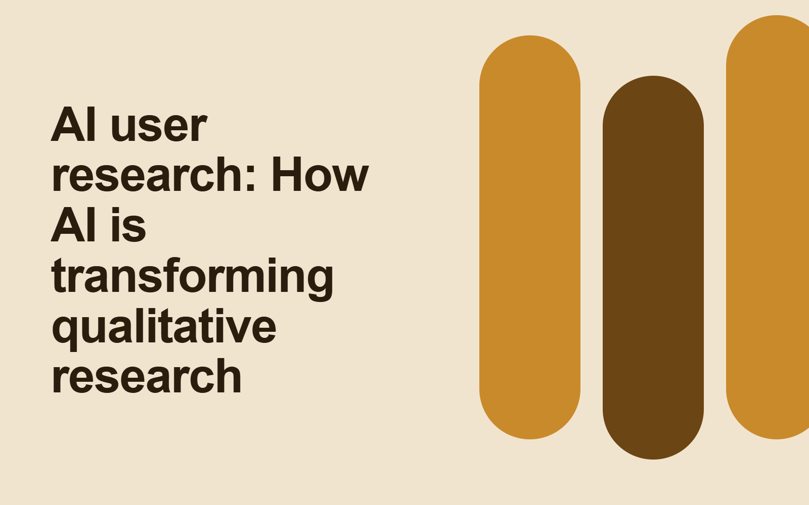 AI user research: How AI is transforming qualitative research