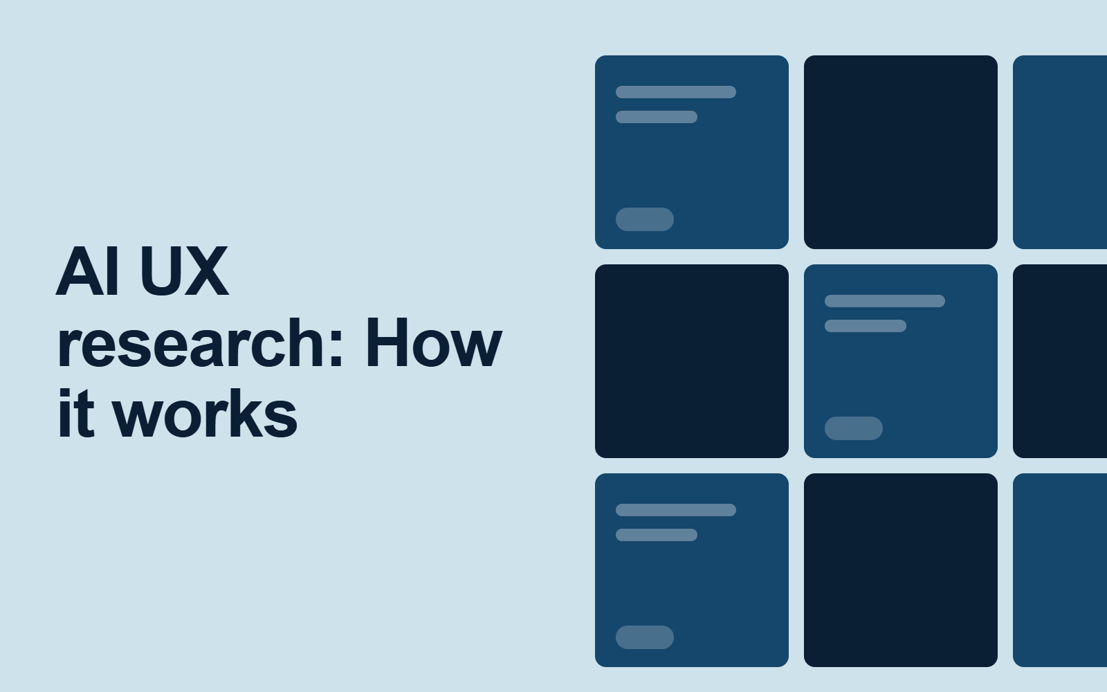 AI UX research: How it works