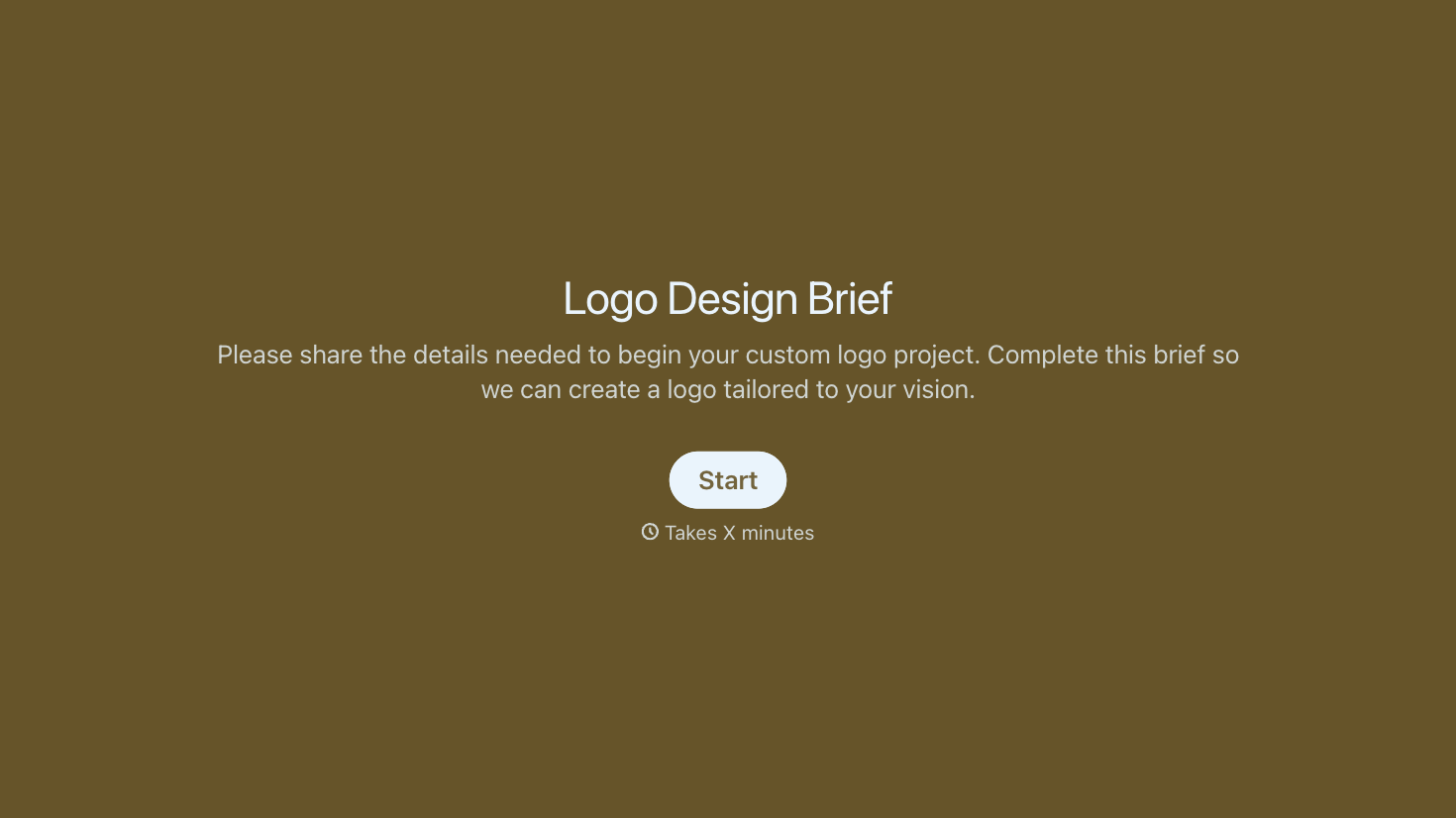 Logo Design Form
