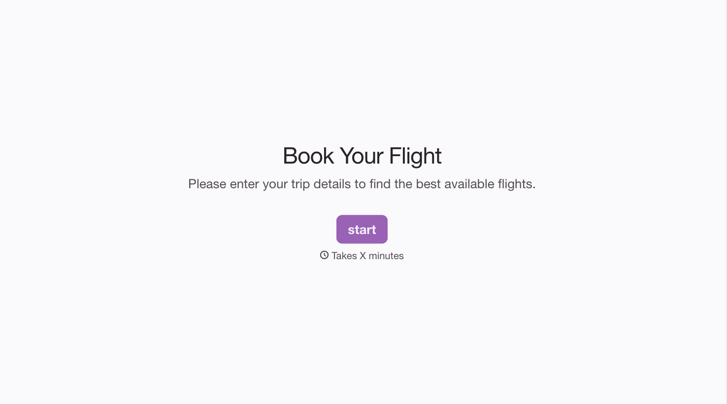 Flight Booking Form