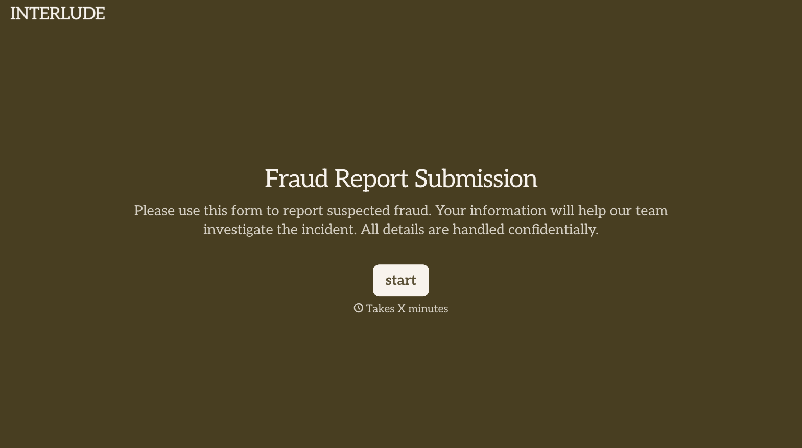 Fraud Report Form