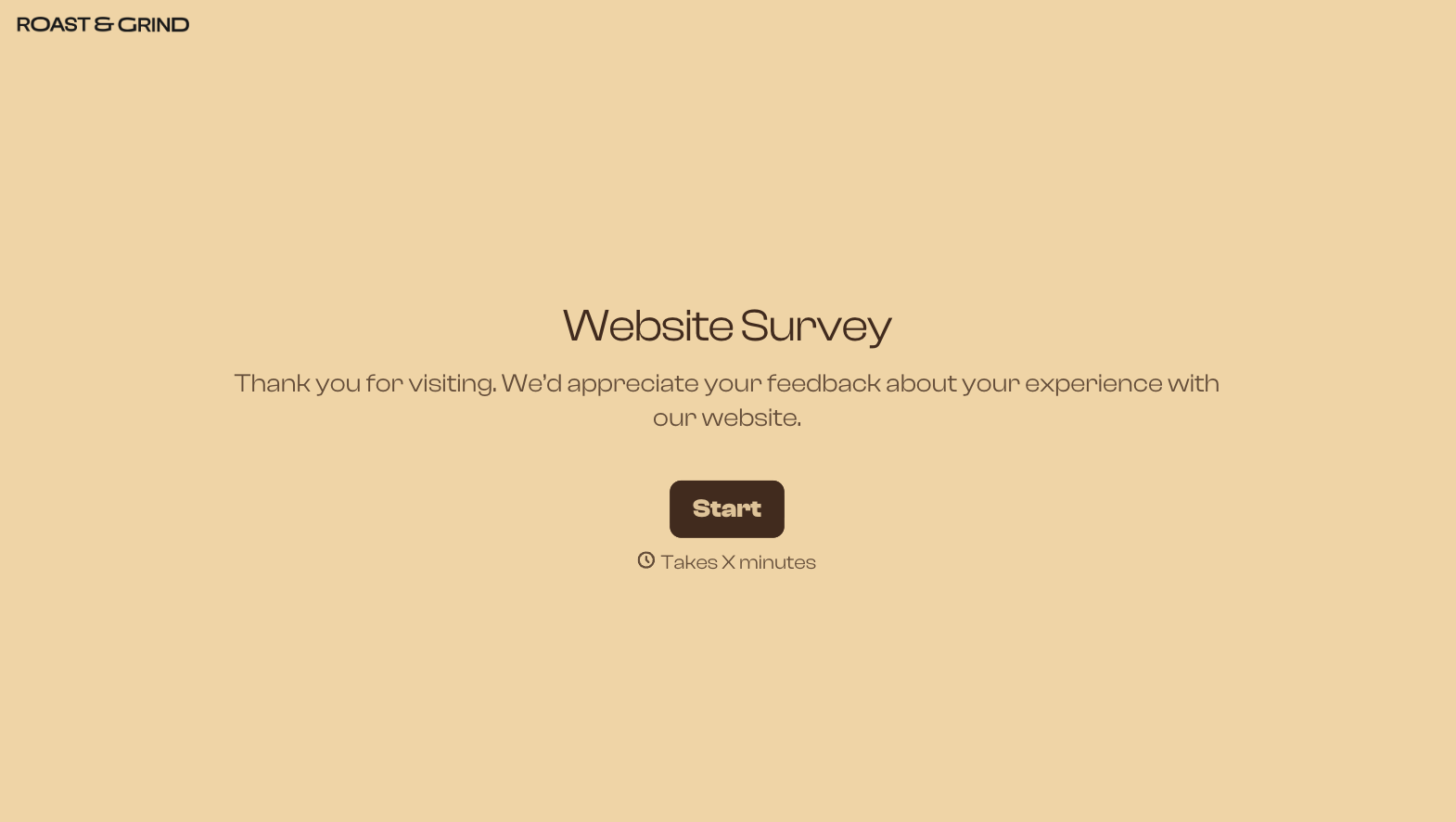 Website Survey Form