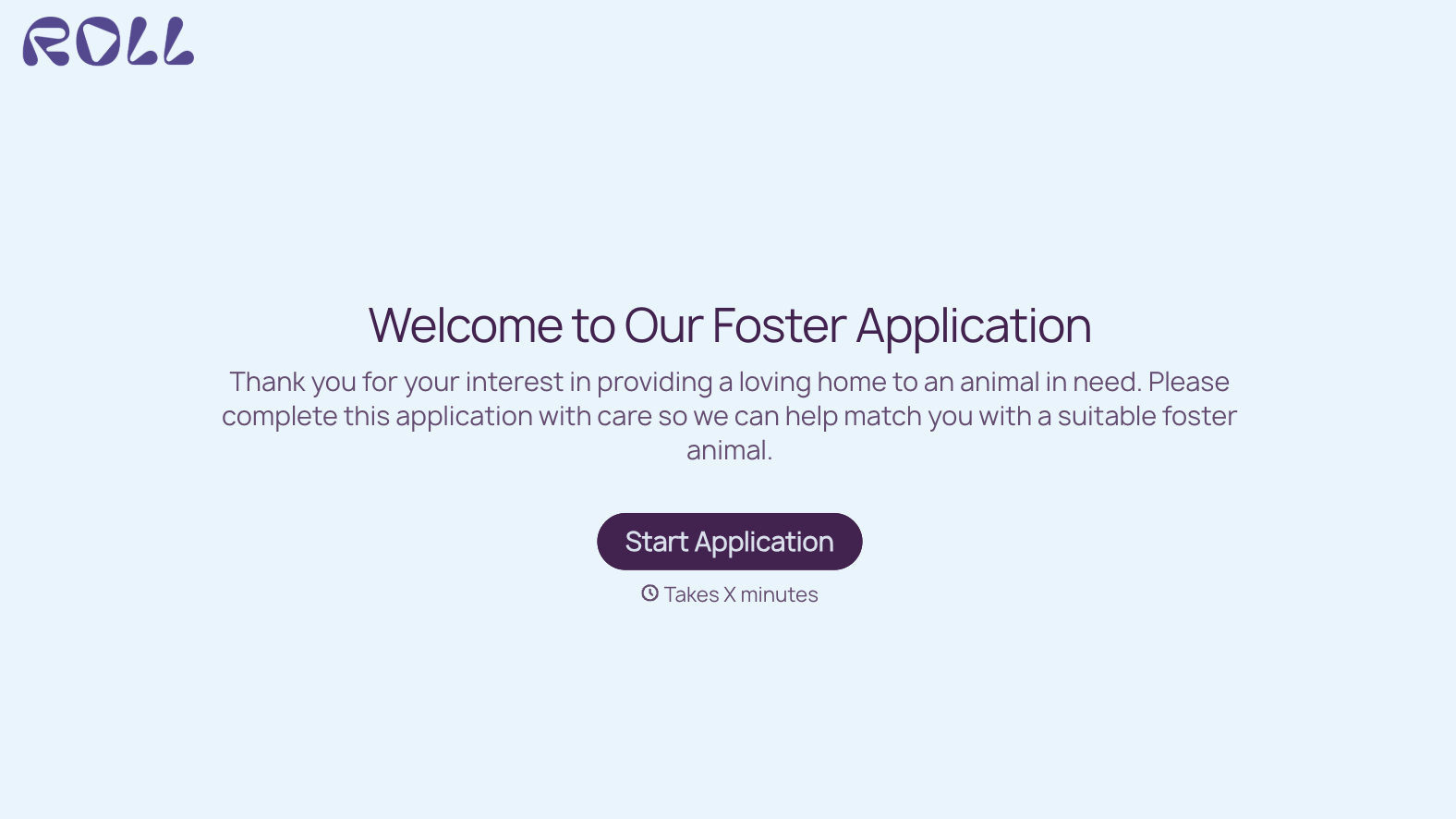 Foster Application Form