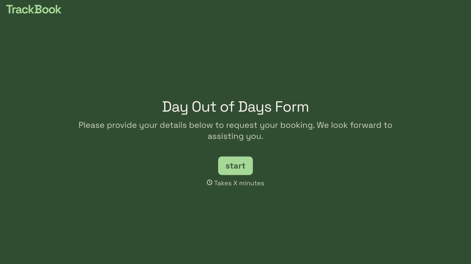 Day Out of Days Form