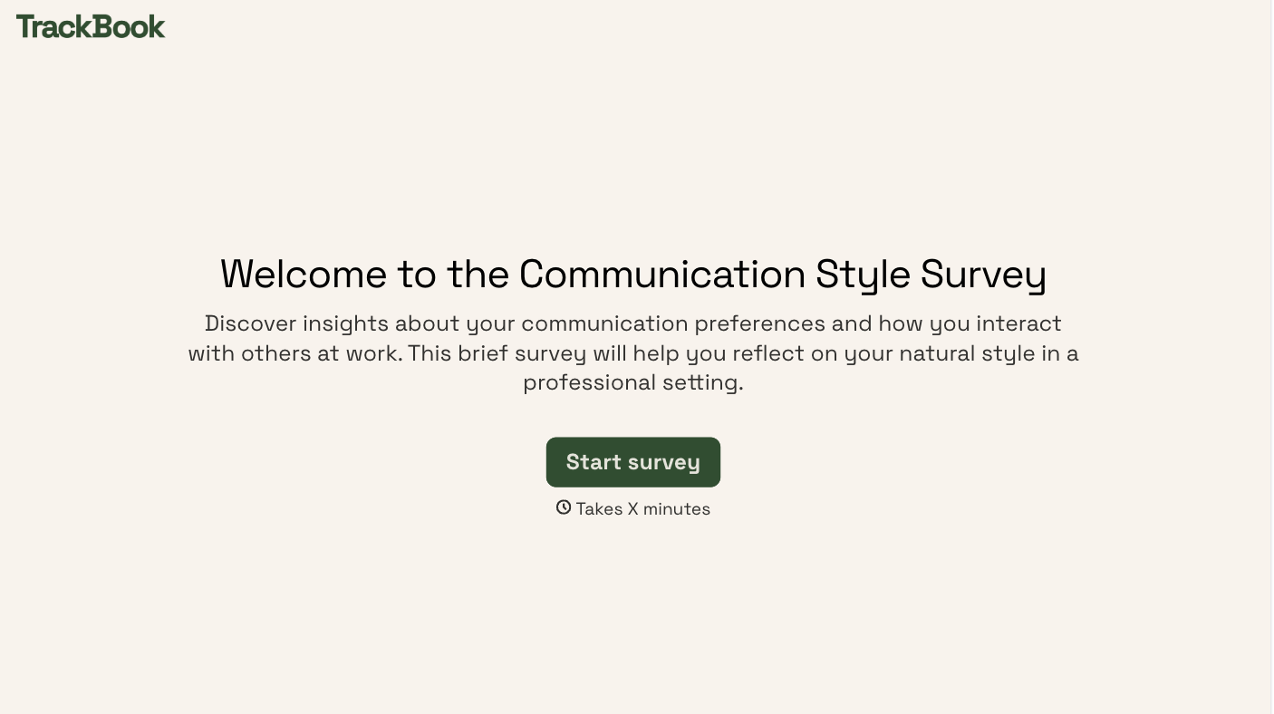 Communication Style Survey Form
