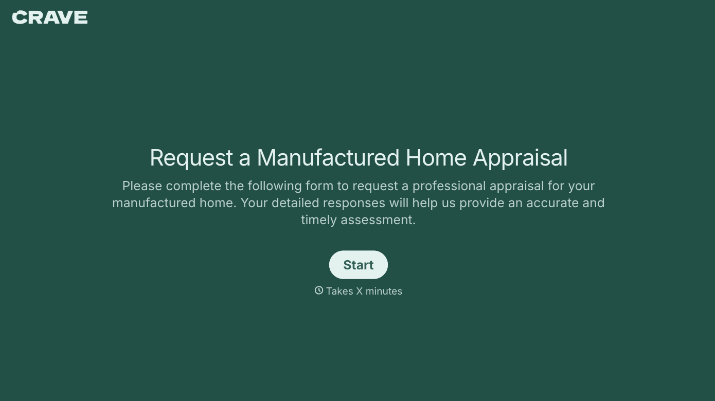 Manufactured Home Appraisal Form